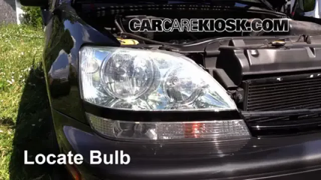 2003 Lexus RX300 3.0L V6 Luces Faro delantero (reemplazar foco)